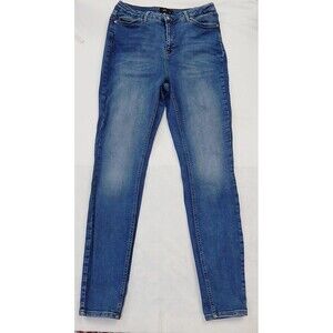 Vero Moda Junarose Women Jeans Sz 46 High Rise Skinny Stretch Med Wash Denim